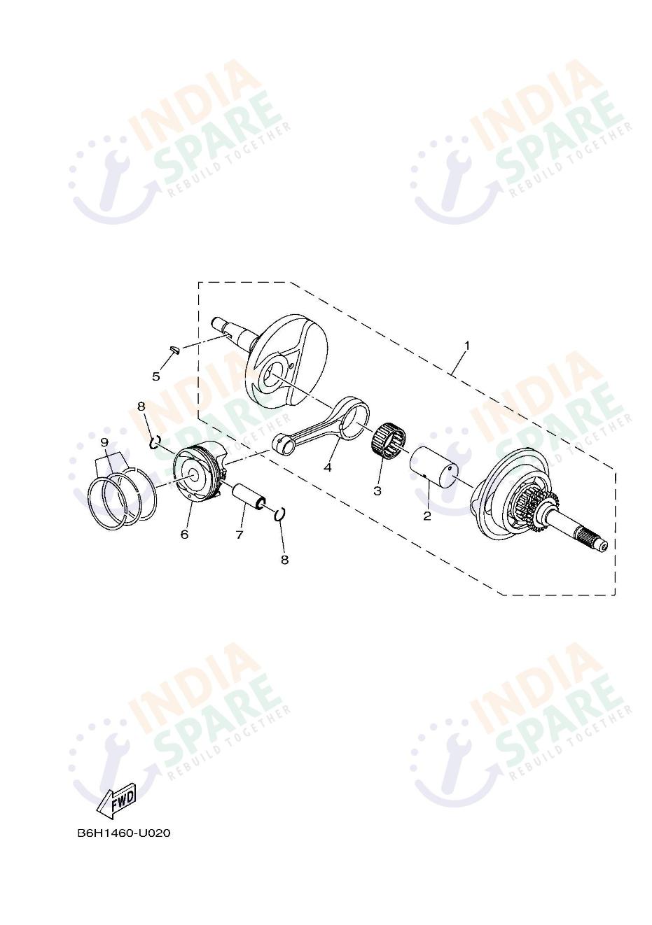 CRANKSHAFT & PISTON